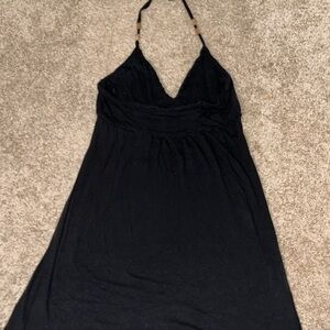 Roxy Black Halter Swim Coverup